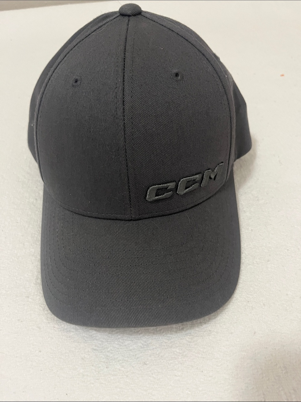 CCM Black Embroidered Logo Baseball Hat